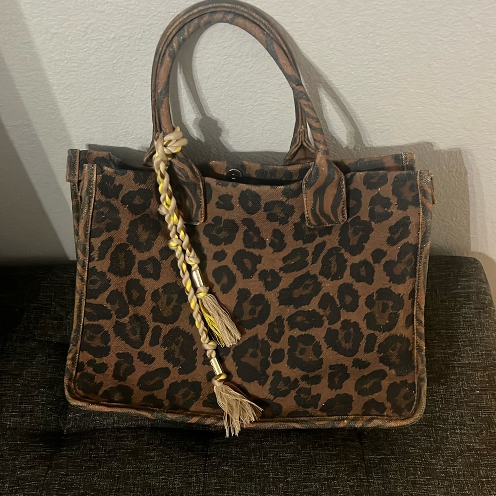 Vince Camuto Leopard Tote Bag